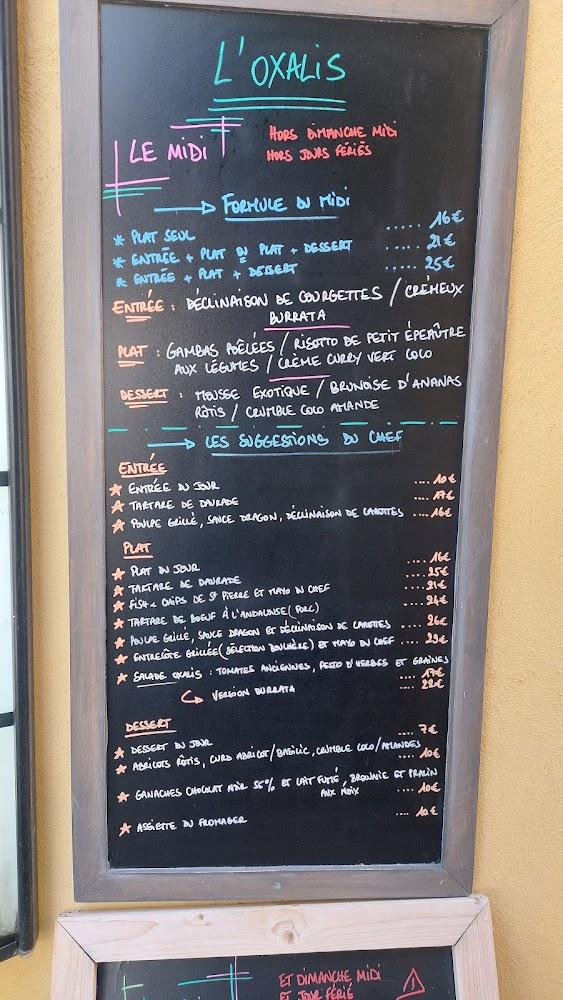 L'Oxalis - Menu Image 3